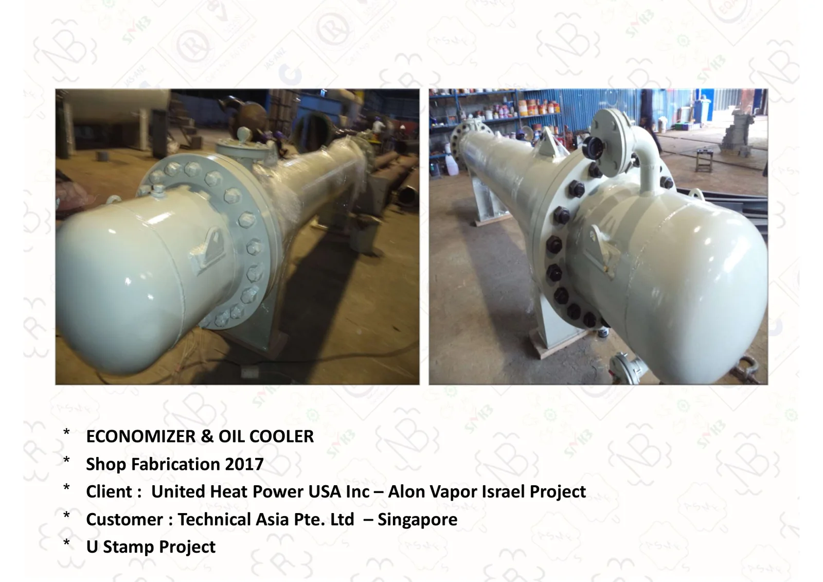 Economizer and Oil Cooler — Israel project