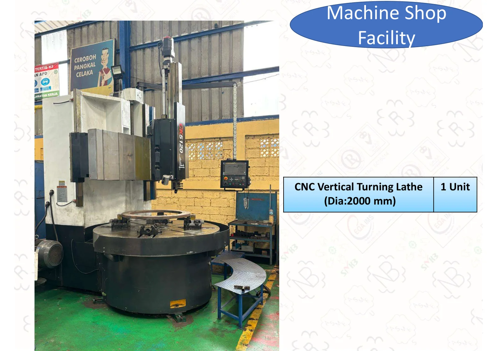Vertical Turning Lathe Ø2000mm
