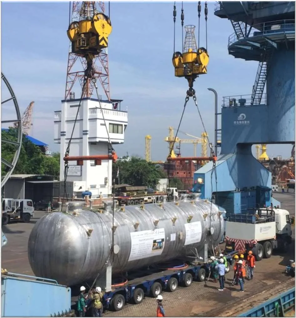 Accumulator delivery — 60 MT SS304L