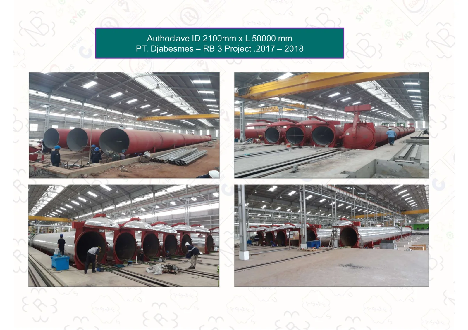 Autoclave 2,100 mm × 50,000 mm — Djabesmes