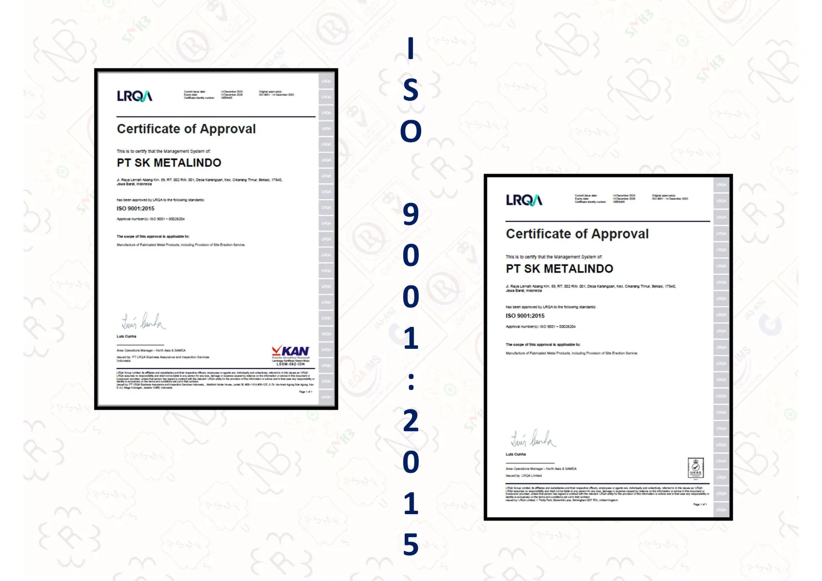 ISO 9001:2015 Certificate